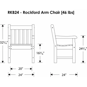 Rockford Garden Arm Chair