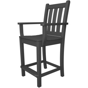 Traditional Garden Counter Arm Chair