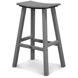 Traditional 30\" Saddle Bar Stool