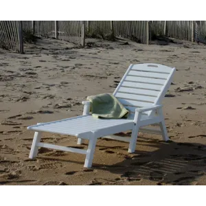 Nautical Chaise w/ Arms