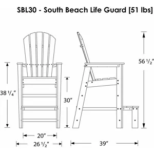 South Beach Lifeguard Chair