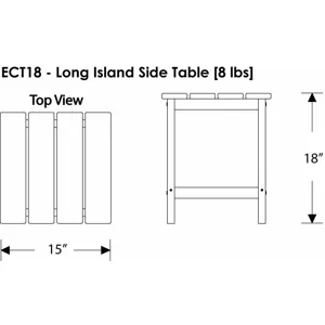 Long Island 18" Side Table