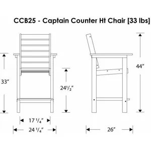 Captain Counter Chair