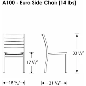 Euro Dining Side Chair