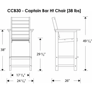 Captain Bar Chair