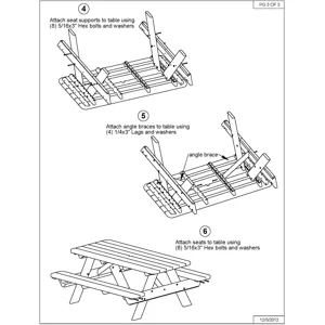 Park 72" Picnic Table