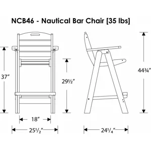 Nautical Bar Chair