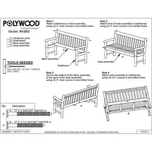 Rockford 60" Bench