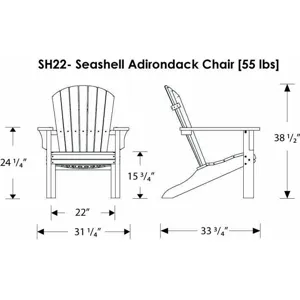 Seashell Adirondack