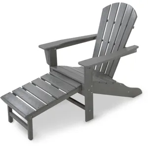 Palm Coast Ultimate Adirondack with Hideaway Ottoman