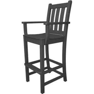 Traditional Garden Bar Arm Chair
