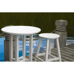 Traditional 24" Round Counter Table