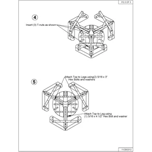 Park 36" Round Picnic Table