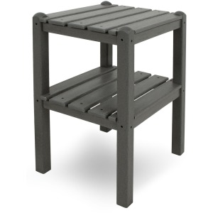 Two Shelf Side Table