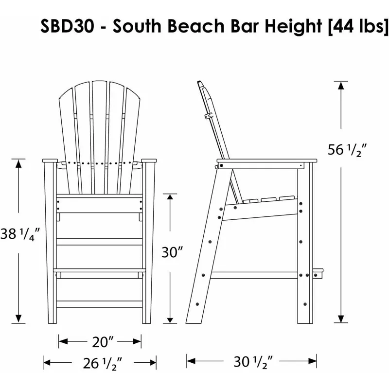 South Beach Bar Chair