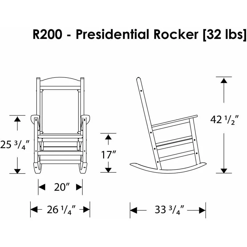 Presidential Woven Rocker