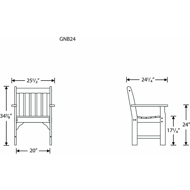 Vineyard Garden Arm Chair