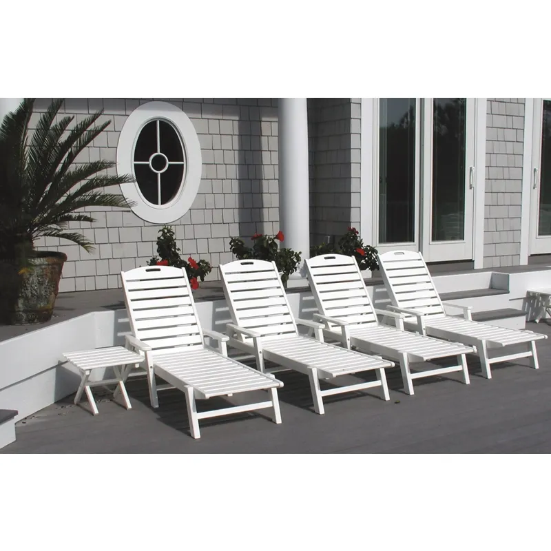 Nautical Chaise w/ Arms