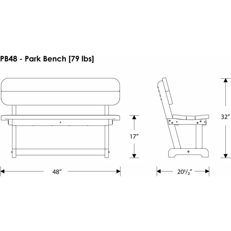 Park 48" Bench