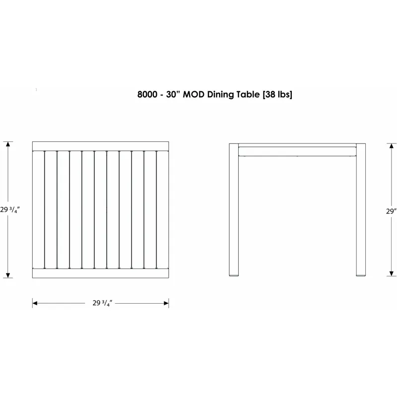 MOD 30" Dining Table