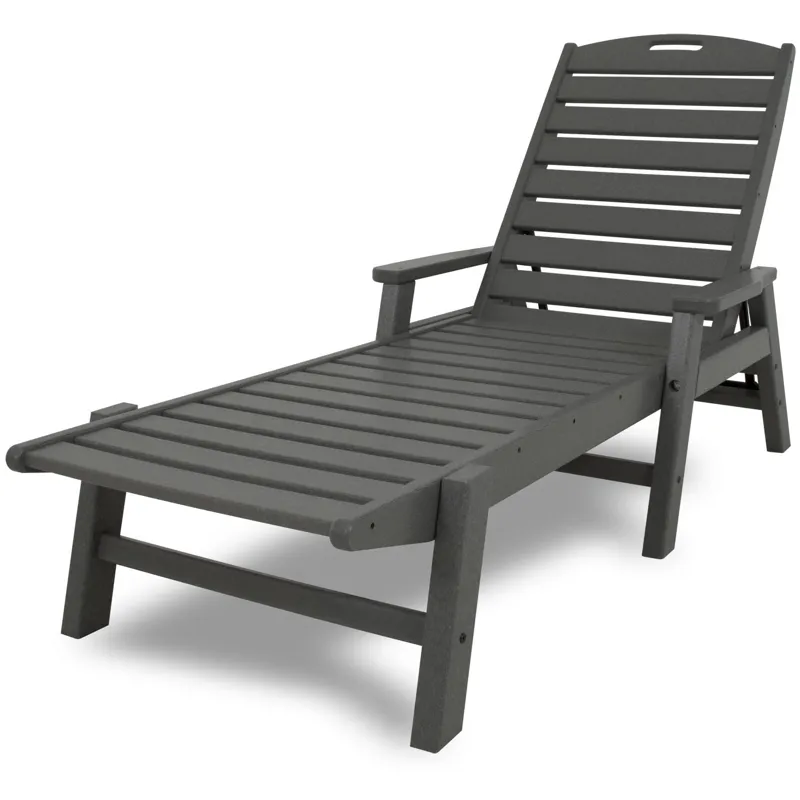 Nautical Chaise w/ Arms