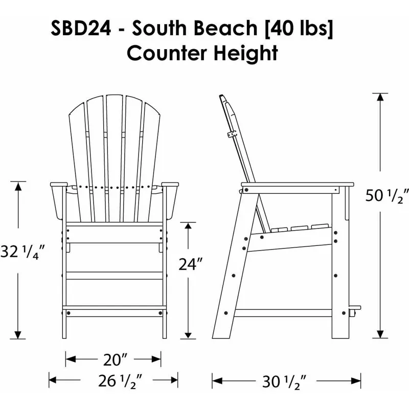 South Beach Counter Chair