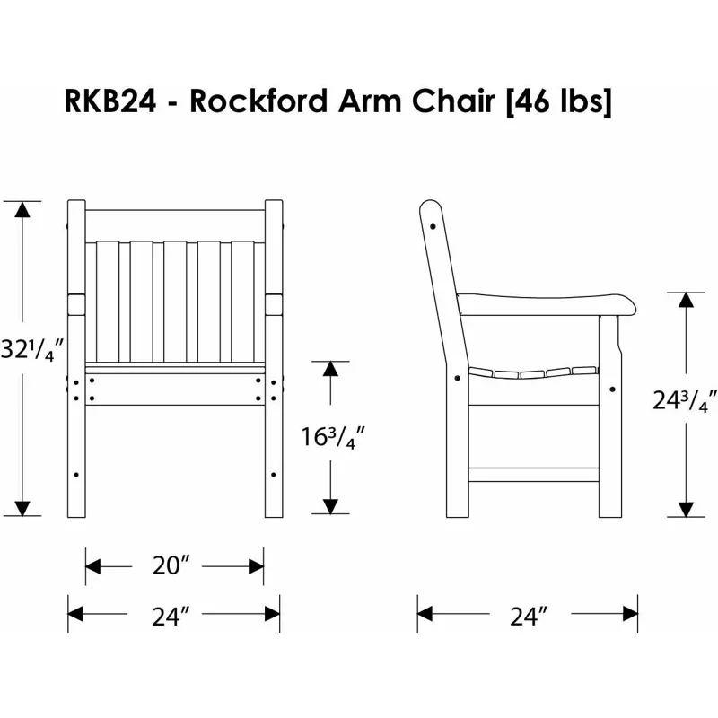 Rockford Garden Arm Chair