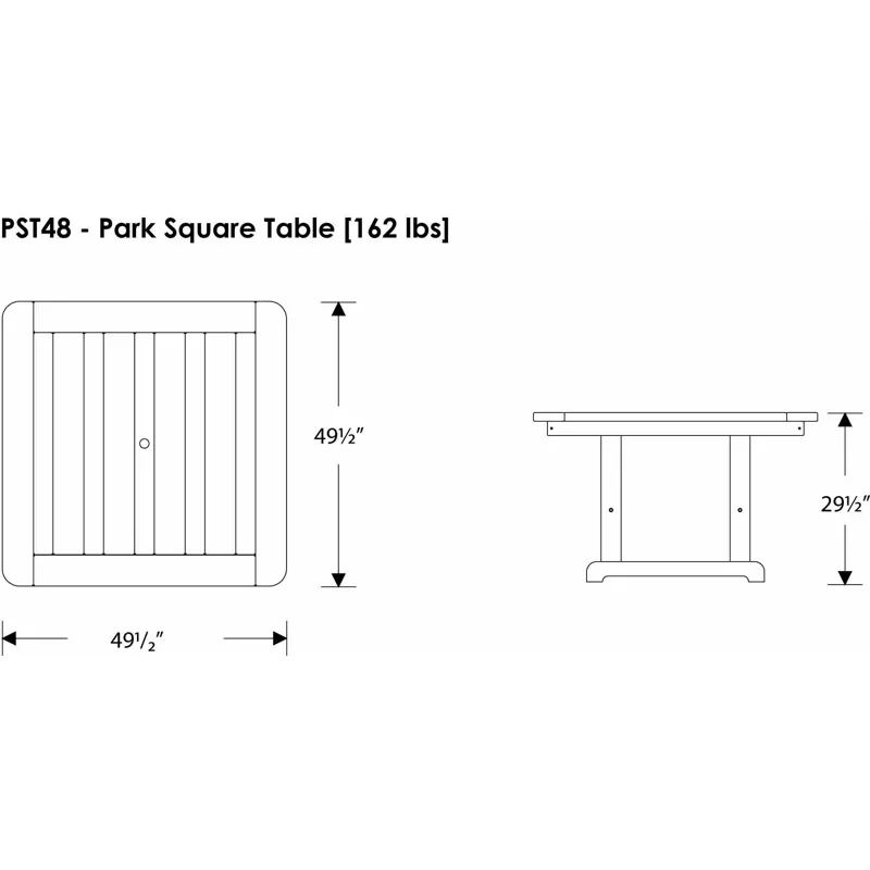 Park 48" Square Table