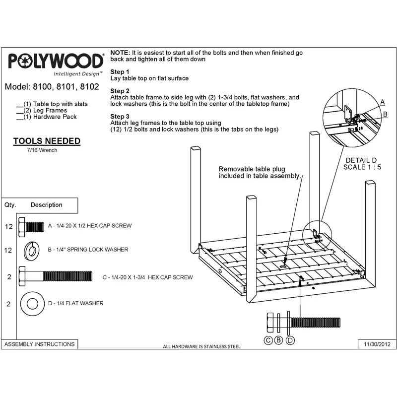 MOD 36" Bar Table