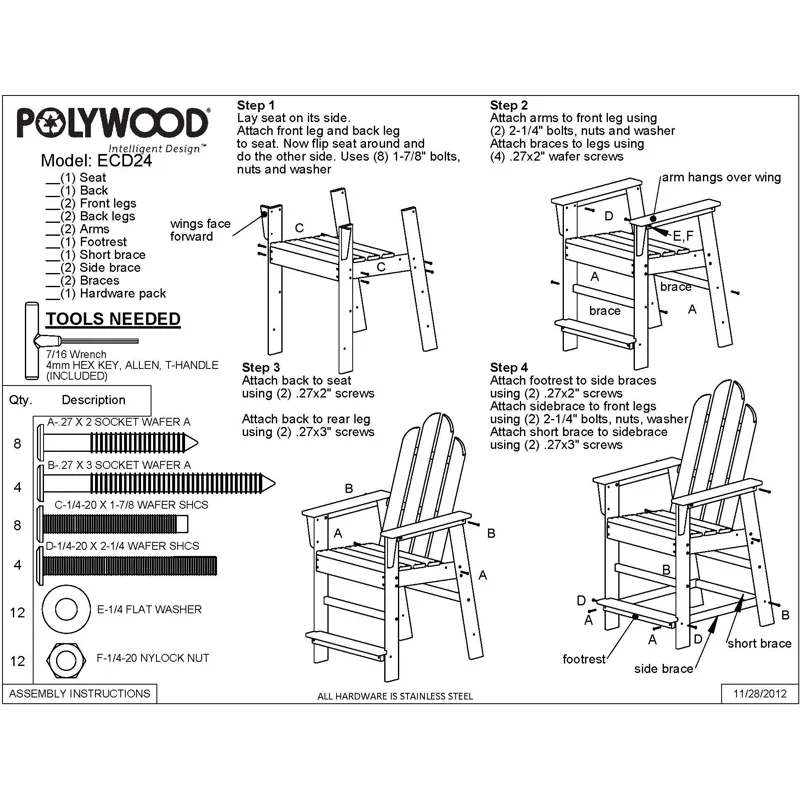 Long Island Counter Chair