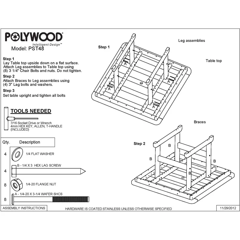 Park 48" Square Table
