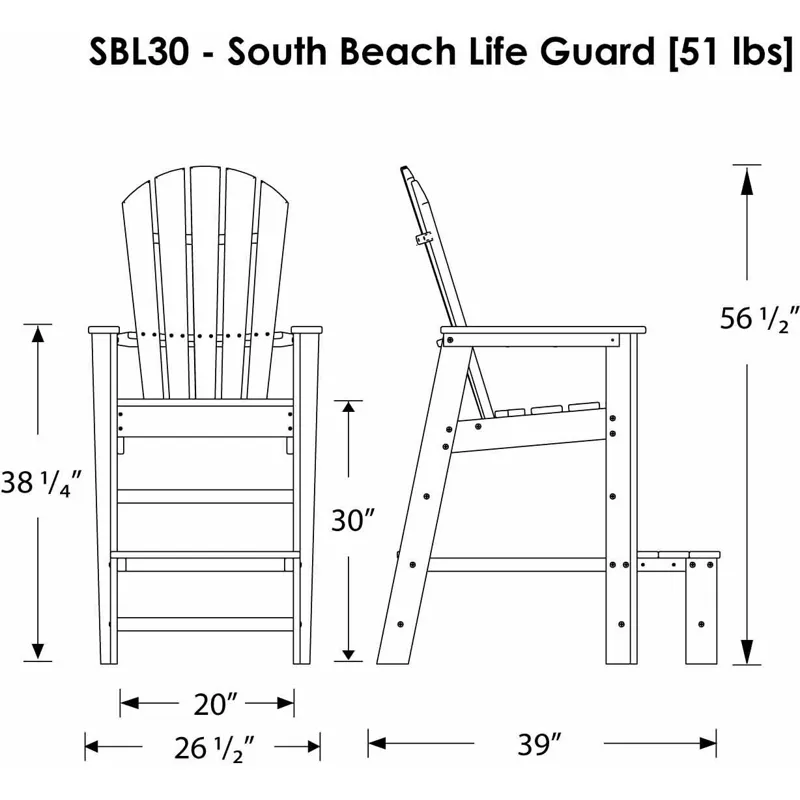 South Beach Lifeguard Chair