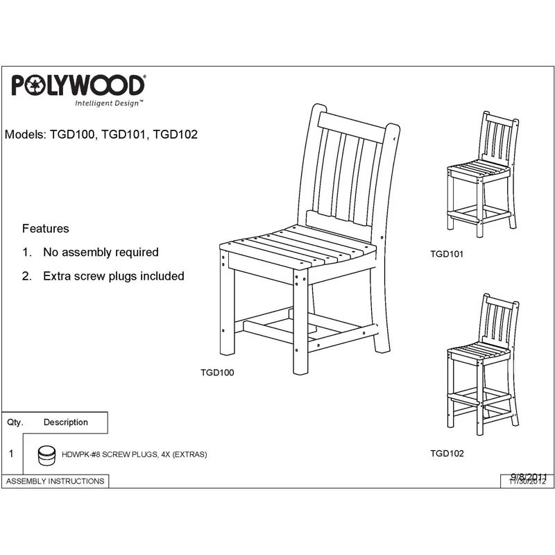 Traditional Garden Counter Side Chair
