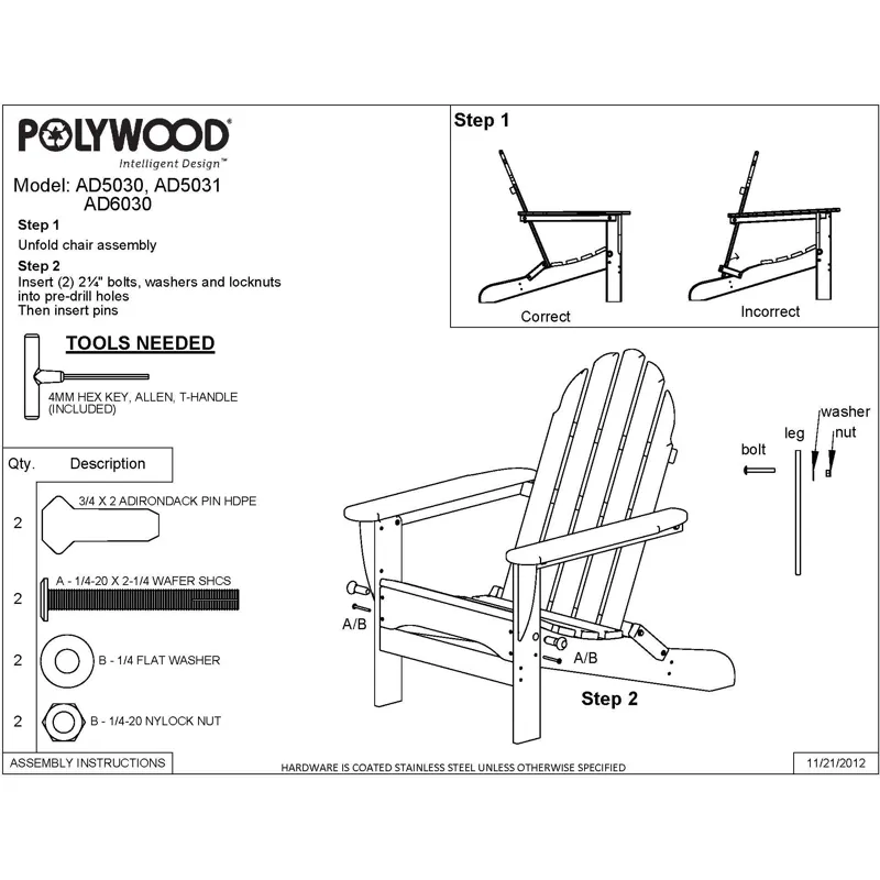Classic Folding Adirondack