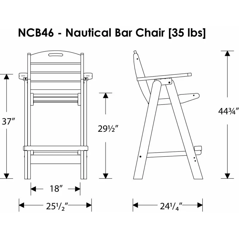 Nautical Bar Chair