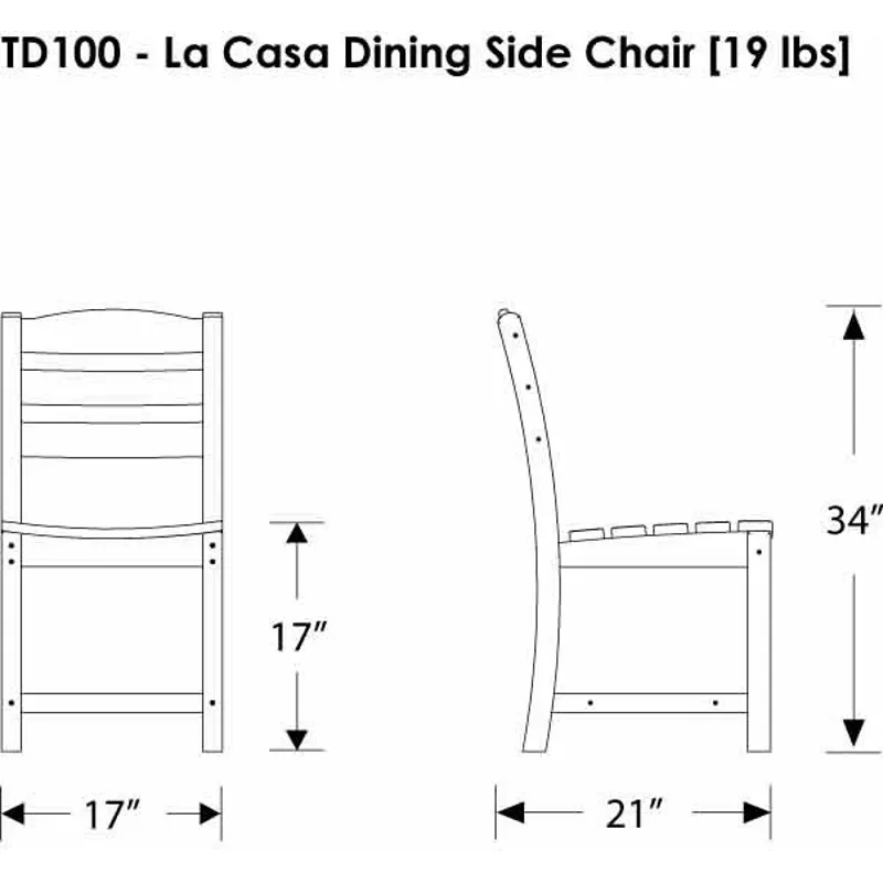 La Casa Caf Dining Side Chair