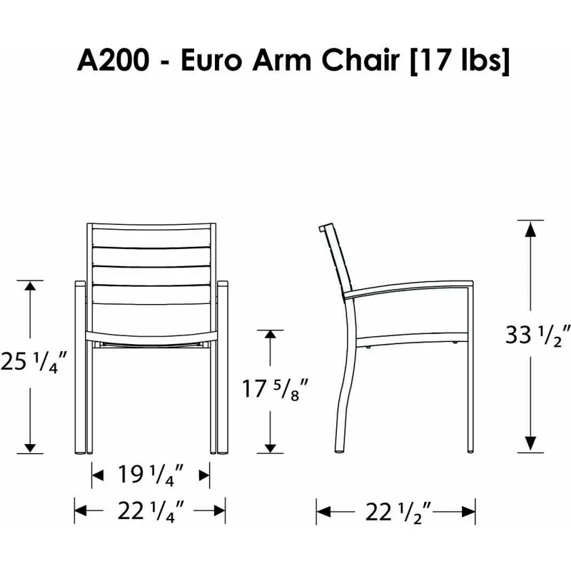Euro Dining Arm Chair
