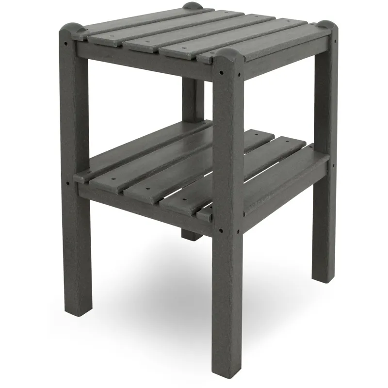 Two Shelf Side Table