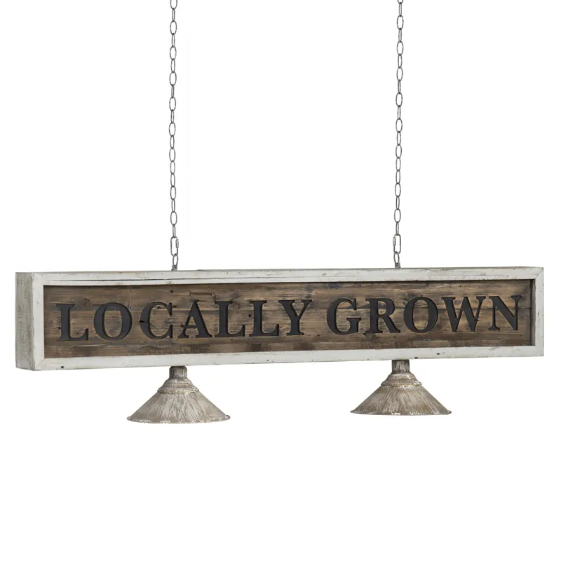Locally Grown Light Fixture