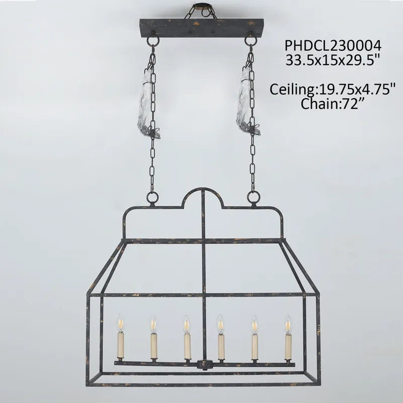 Melrose Light Fixture In Black