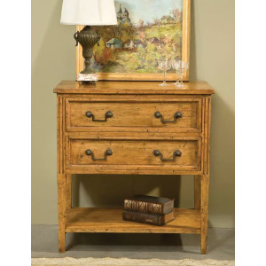 Louis XV Table w/ Tier, Olde Pine