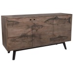 Fish Gray Sideboard