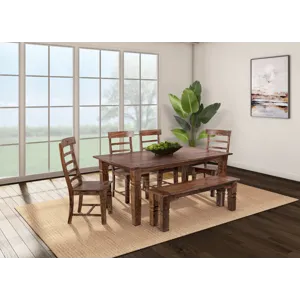 Tahoe 6 PC Dining Set - Harvest