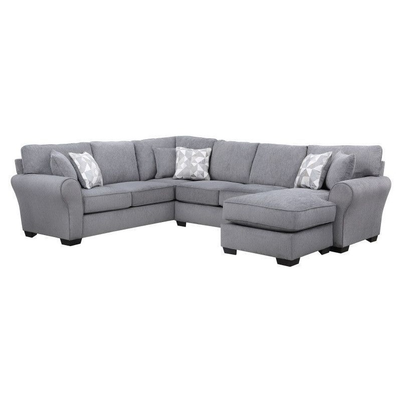 Savannah Gray Sectional By Porter Designs P65893 Sylvan Furniture Savannah Gray Sectional By Porter, Art Van Clearance Sectional Sofas