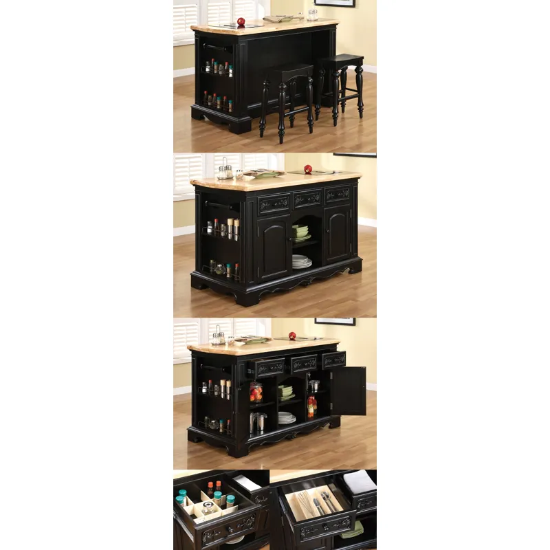 Pennfield Kitchen Island & Stool