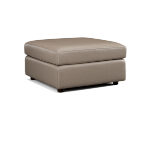 Leather Ottoman