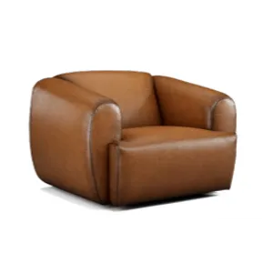 Leather Stationary Chair