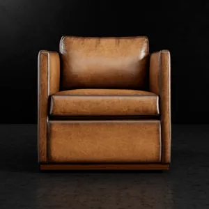 Leather Swivel Chair