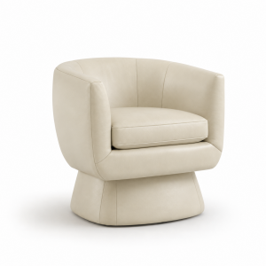 Leather Memory Return Swivel Chair