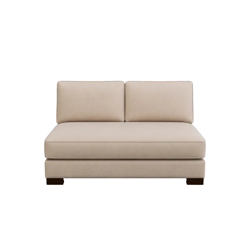 2/1 Armless Standard Loveseat